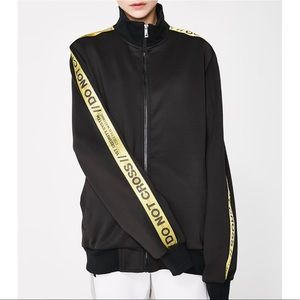 NWT Unisex Sold Out Reason Do Not Cross Jacket